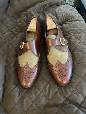 Men dressed shoes brown